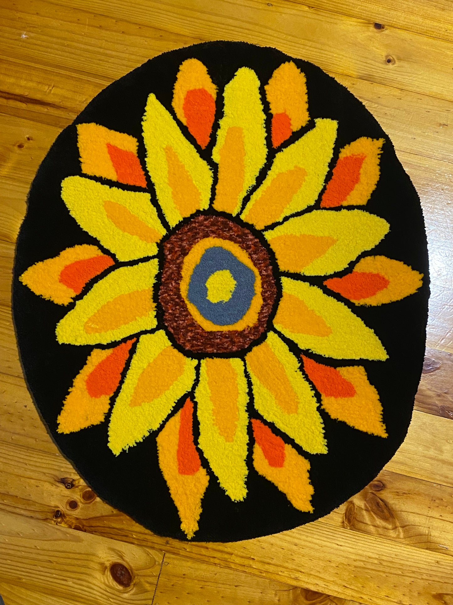 Home made wool rugs