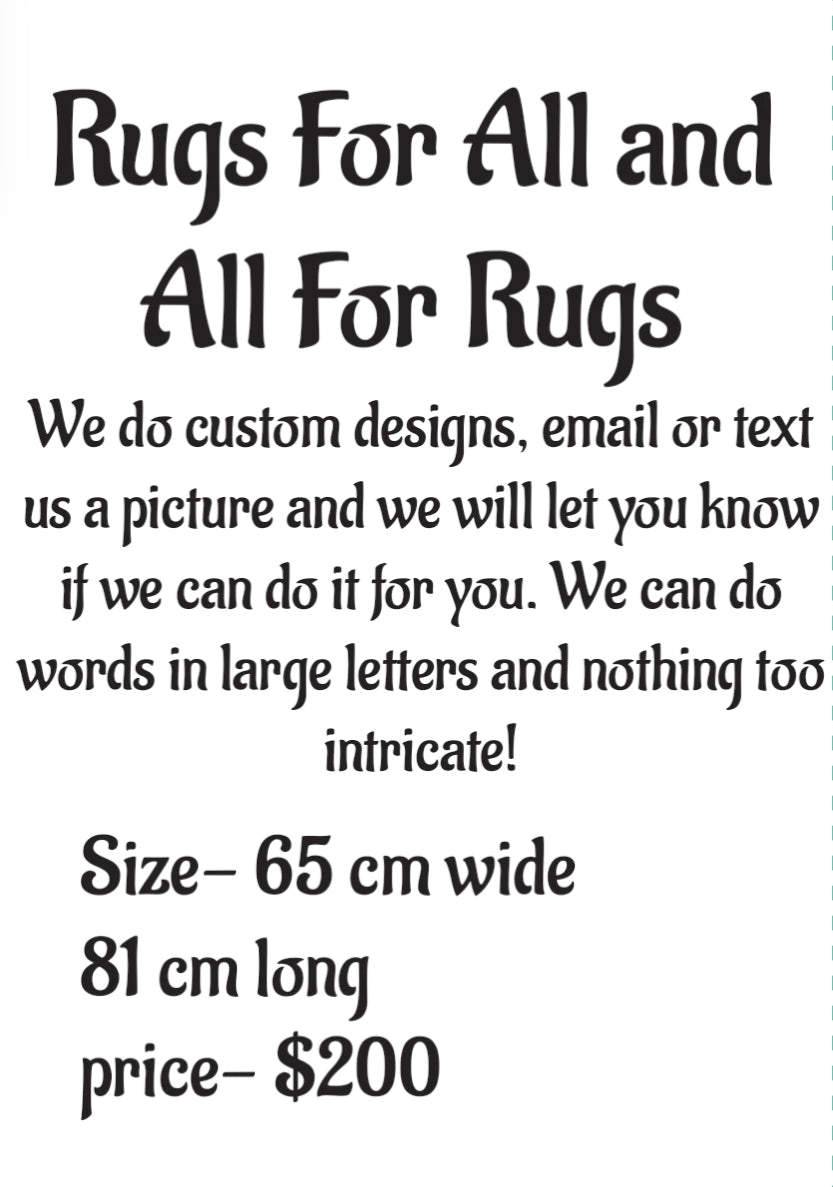 Home made wool rugs
